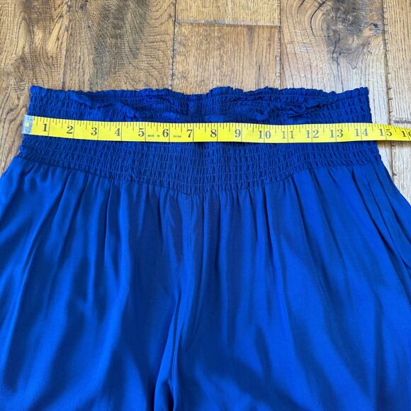 St. Tropez West Floral Tie Front Blouse and Navy Sunny Leigh Palazzo Pants XL - Picture 4 of 13